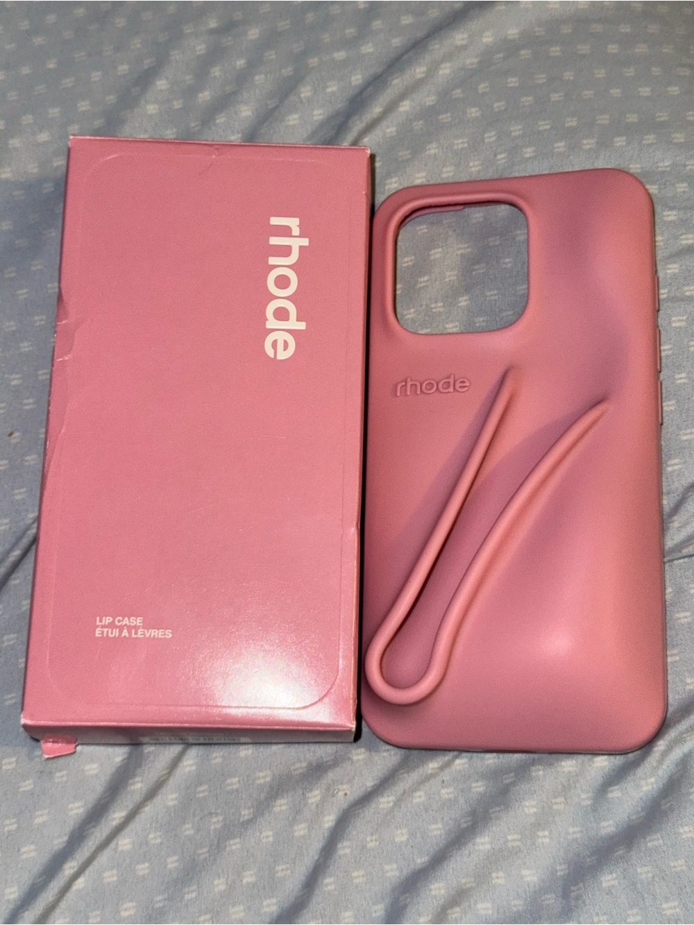 Rhode Pink Lip Case Phone Cover iPhone 16 pro